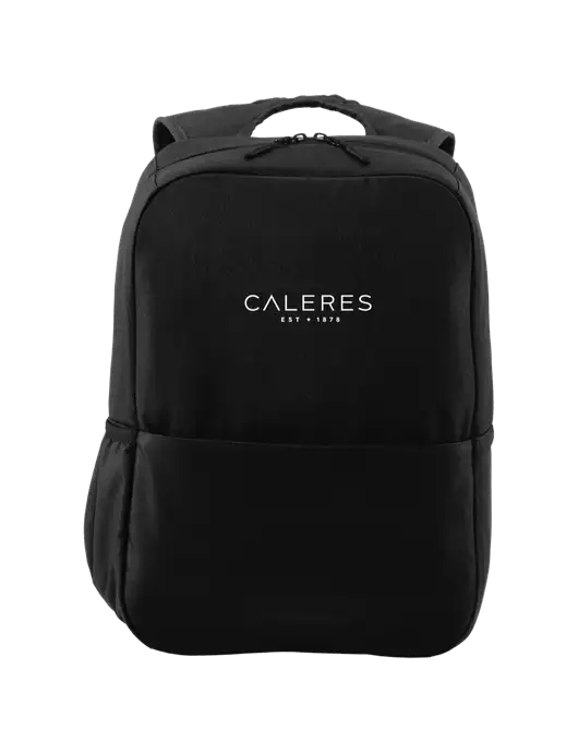 Access Square Laptop Black Backpack w/Caleres Logo