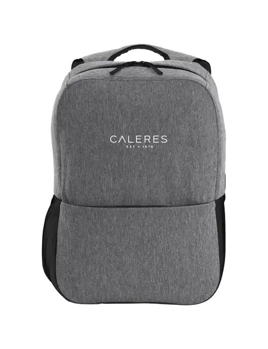 Access Square Laptop Graphite Heather/Black Backpack w/Caleres Logo