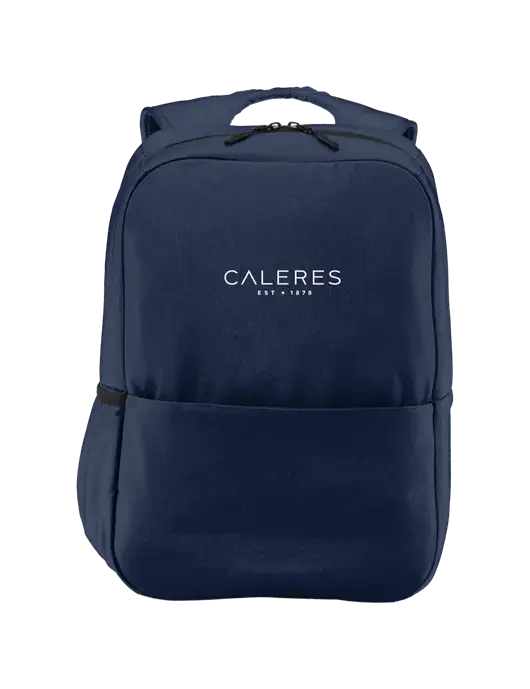 Access Square Laptop River Blue Navy Backpack w/Caleres Logo