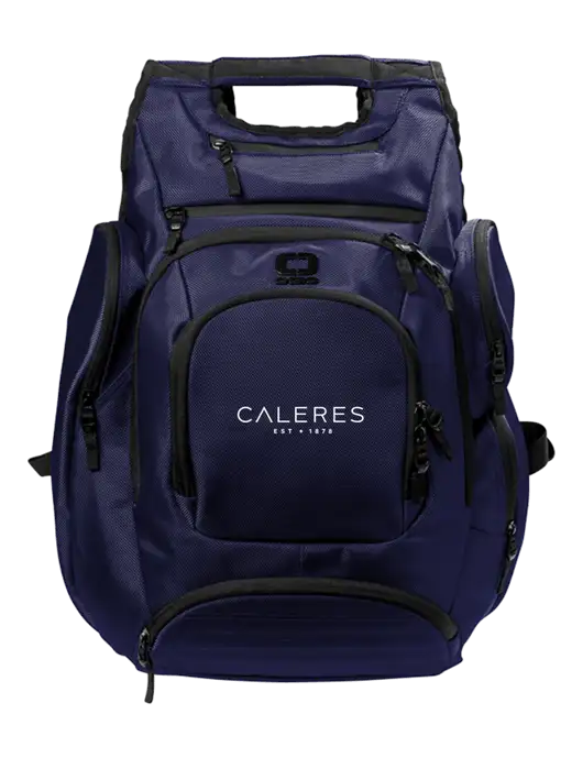 OGIO Navy Metro Ballistic Laptop Backpack w/Caleres Logo