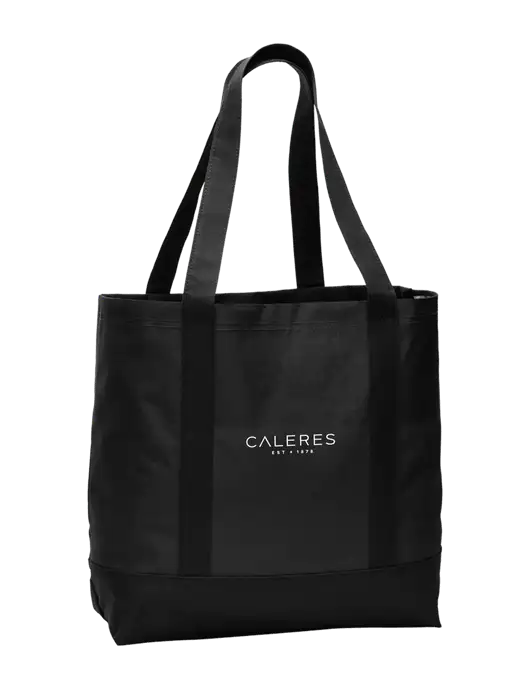 Carryall Black/Black Day Tote w/Caleres Logo