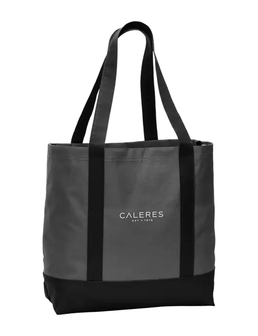 Carryall Charcoal/Black Day Tote Dark w/Caleres Logo