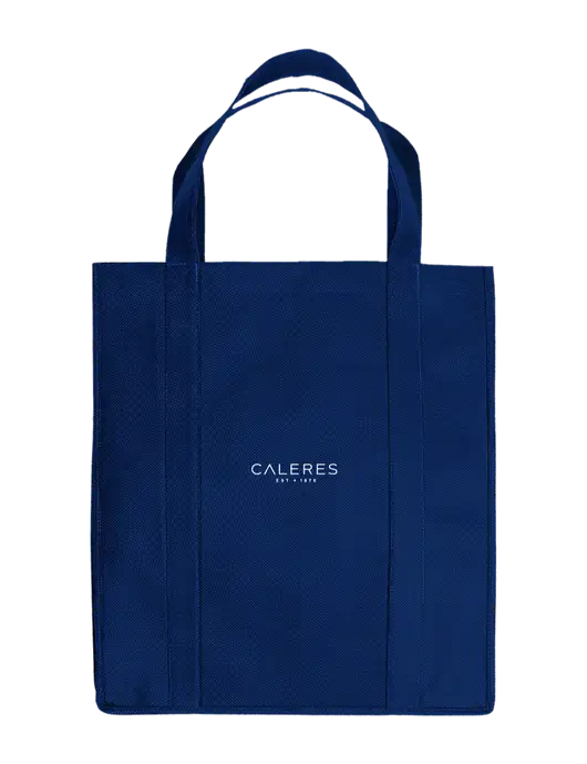 Eco Reusable Jumbo Navy Blue Shopping Bag w/Caleres Logo