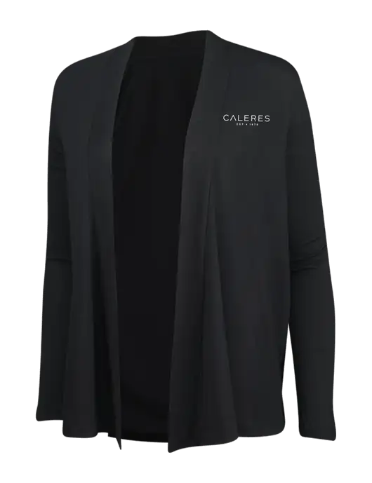 Black Womens Concept Cardigan w/Caleres Logo