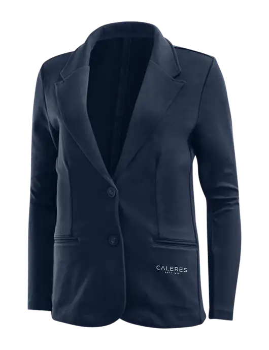 Deep Navy Womens Knit Blazer w/Caleres Logo
