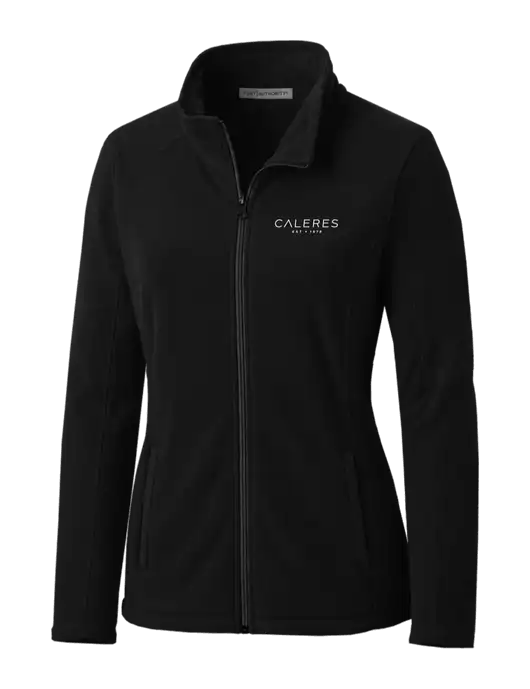 Black Womens Microfleece Jacket w/Caleres Logo