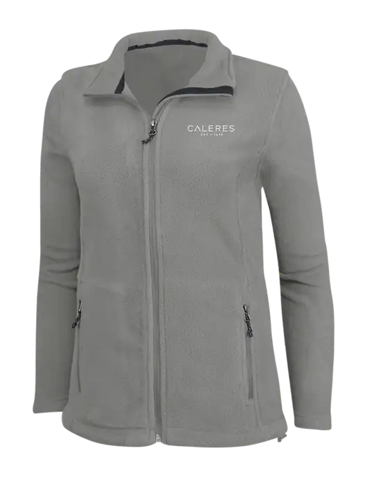 Womens Medium Grey Fleece Jacket w/Caleres Logo