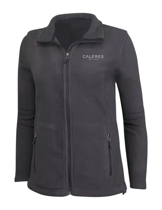Womens Fleece Dark Grey Jacket w/Caleres Logo