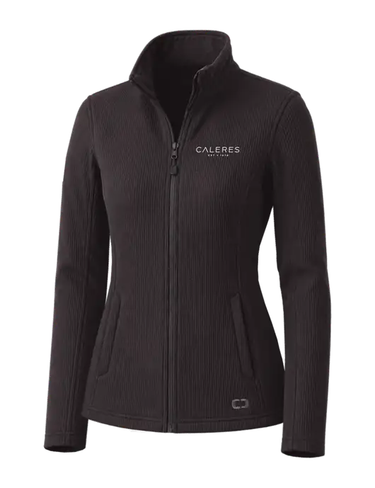 OGIO Blacktop Womens Grit Fleece Jacket w/Caleres Logo