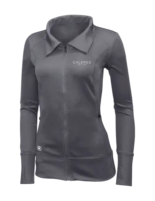 OGIO Dark Grey Womens Endurance Fulcrum Full-Zip w/Caleres Logo