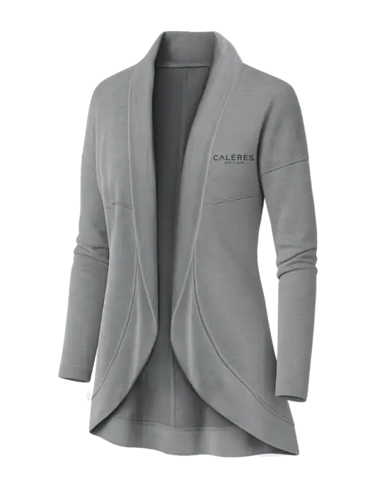 OGIO Light Grey Heather Womens Luuma Cocoon Fleece w/Caleres Logo