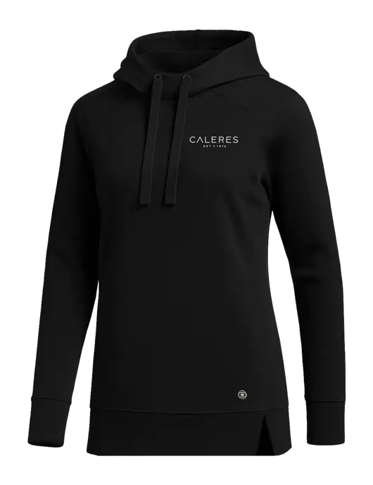 OGIO Black Womens Luuma Pullover Fleece Hoodie w/Caleres Logo