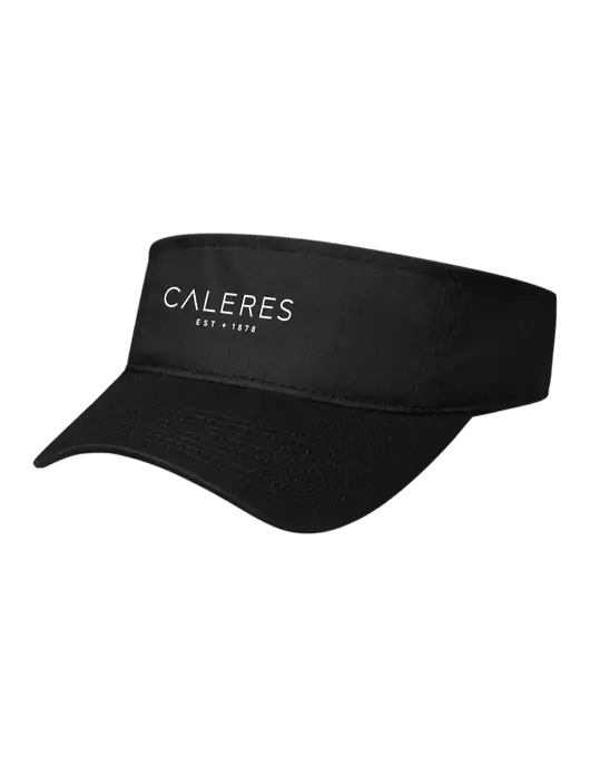 Black Cap Visor w/Caleres Logo
