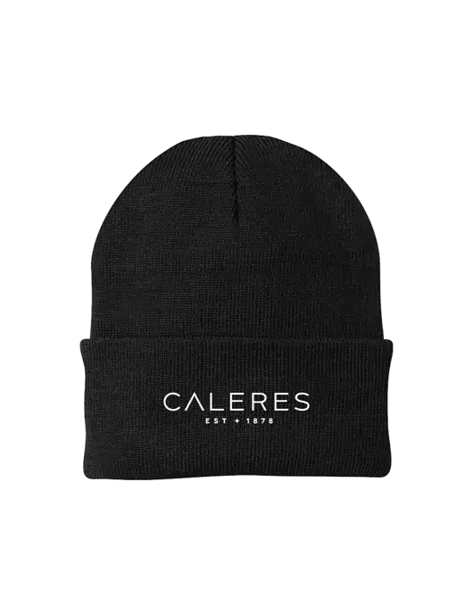 Black Knit Cap w/Caleres Logo