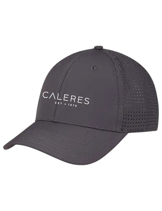 Charcoal Performance Stretchable Cap Hook & Loop w/Caleres Logo