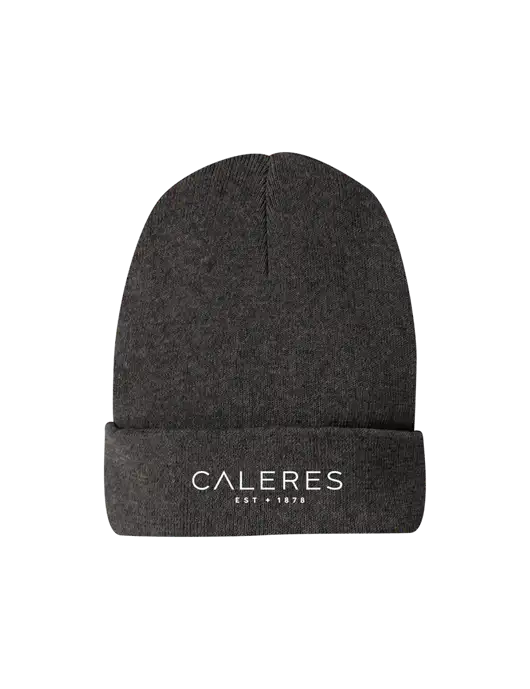 Recycled Charcoal Heather Beanie w/Caleres Logo