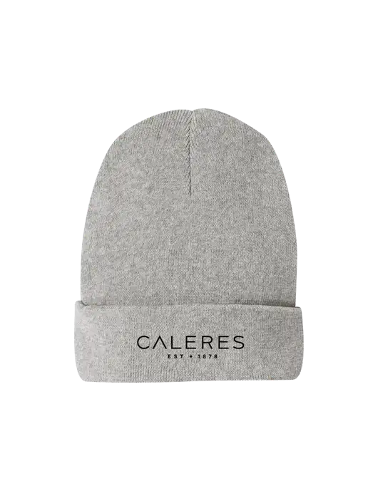 Recycled Light Heather Grey Beanie w/Caleres Logo