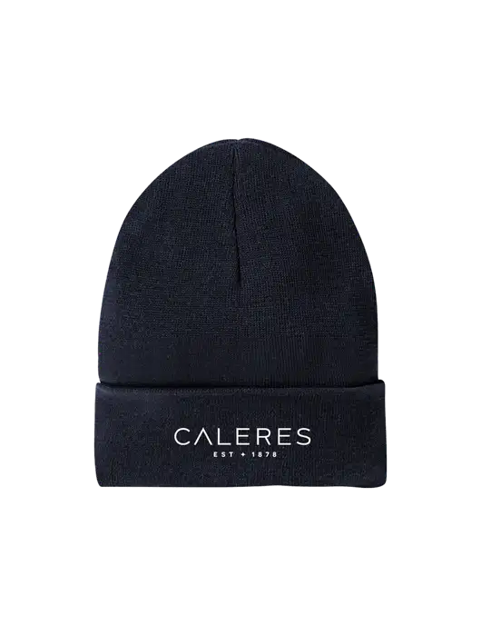 Recycled True Navy Beanie w/Caleres Logo