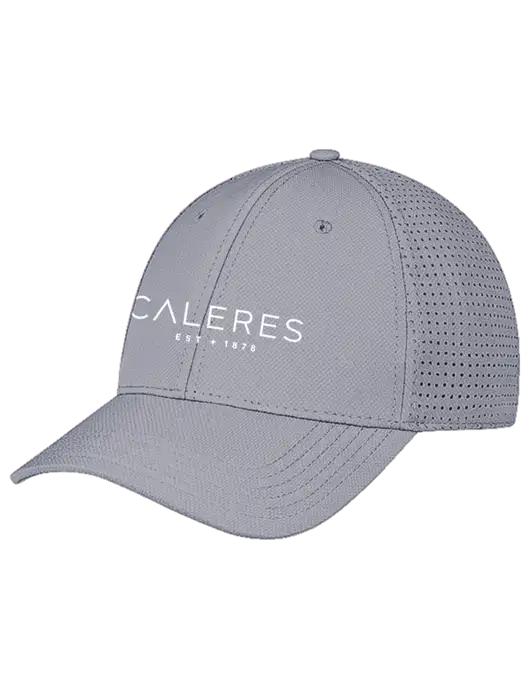 Grey Performance Stretchable Cap Hook & Loop w/Caleres Logo