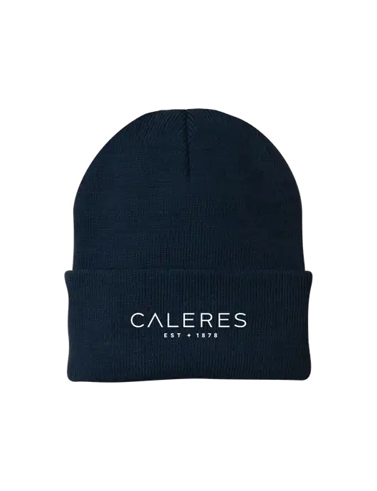 Navy Knit Cap w/Caleres Logo
