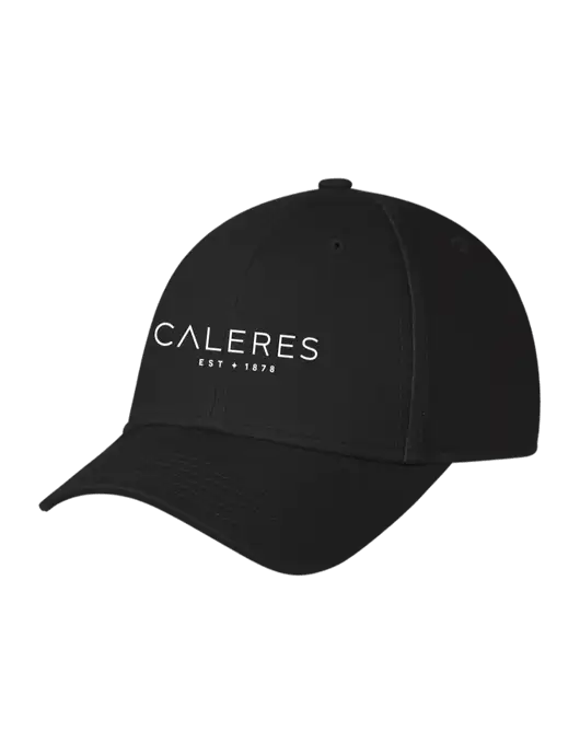 Black Structured Cap Hook & Loop w/Caleres Logo