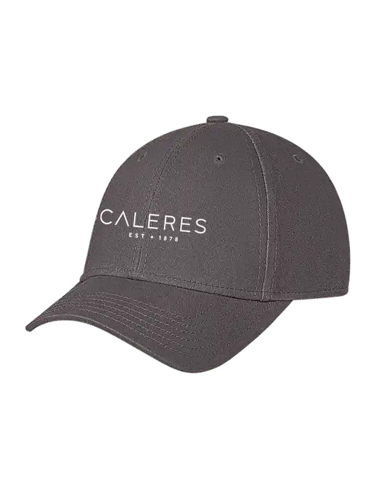 Medium Dark Grey Structured Soft Snap Closure Hook & Loop Cap w/Caleres Logo