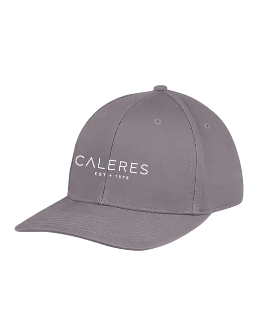 Premium Modern Structured Twill Charcoal Snapback Cap w/Caleres Logo
