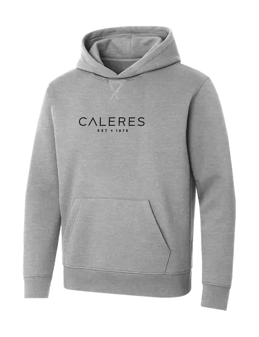 Allmade Granite Grey Heather Organic French Terry Pullover Hoodie w/Caleres Logo