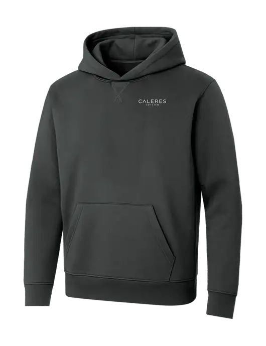 Allmade Charcoal Grey Organic French Terry Pullover Hoodie w/Caleres Logo