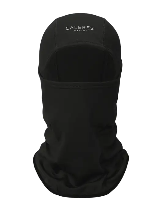 Black CornerStone Smooth Fleece Face Mask w/Caleres Logo