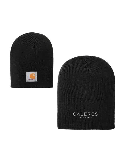 Carhartt Black Acrylic Knit Hat w/Caleres Logo