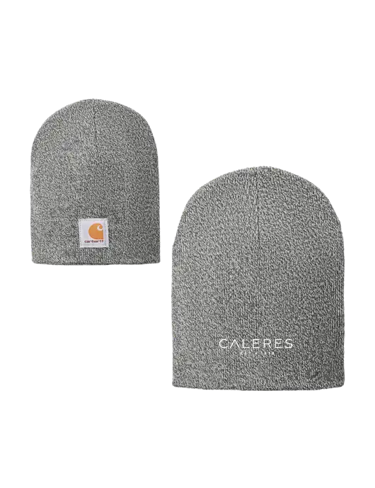 Carhartt Medium Grey Heather Acrylic Knit Hat w/Caleres Logo