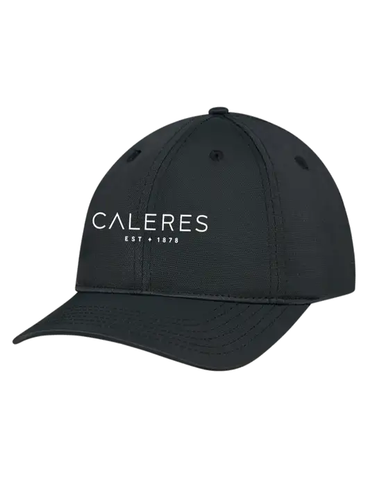 Black Nylon Twill Performance Cap w/Caleres Logo