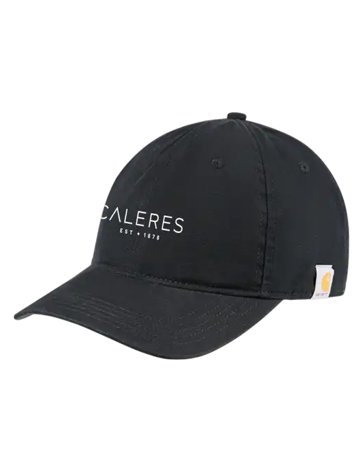 Carhartt Black Cotton Canvas Cap w/Caleres Logo