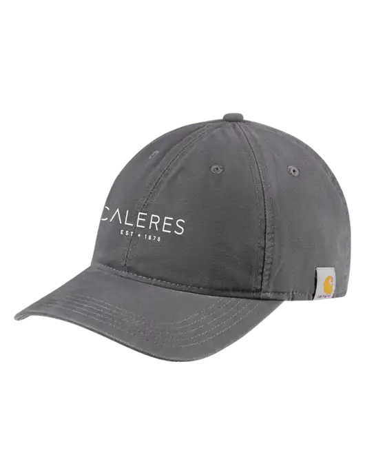 Carhartt Dark Grey Cotton Canvas Cap w/Caleres Logo