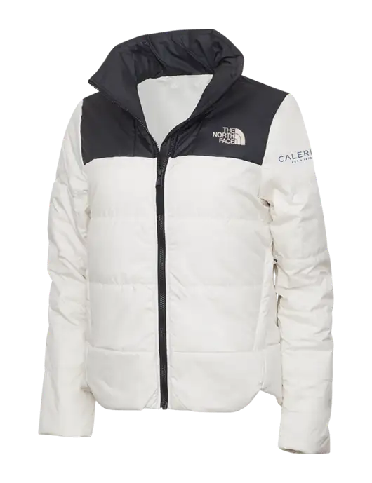 North Face Womens Vintage White Everyday Insulated Jacket w/Caleres Logo